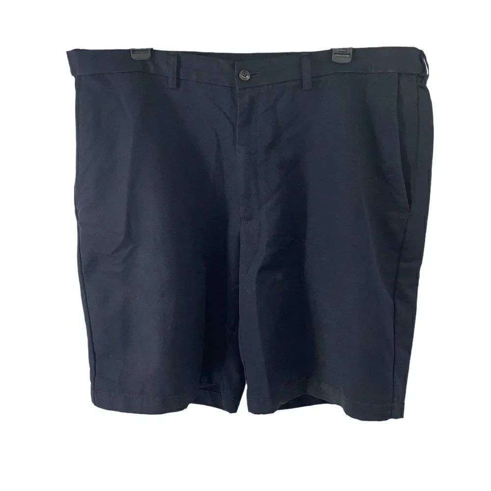 Flat Front Golf Shorts Navy Blue Mens Size 38